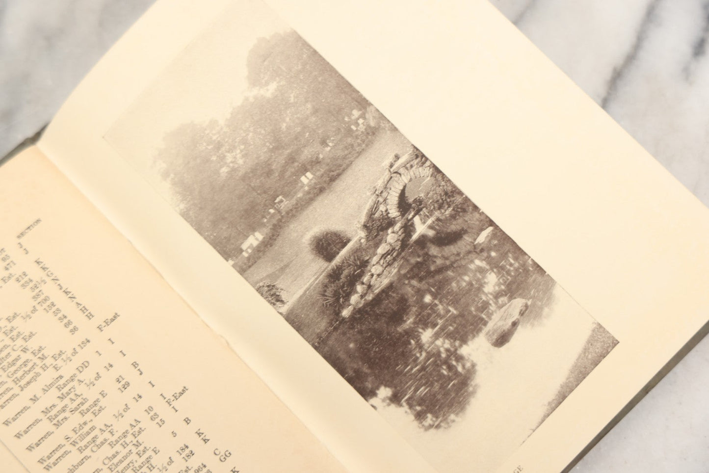 Lot 228 - Antique Ephemera Booklet, "The Newton Cemetery, Newton, Massachusetts," With Rules And Regulations, Photos, Map, 1923