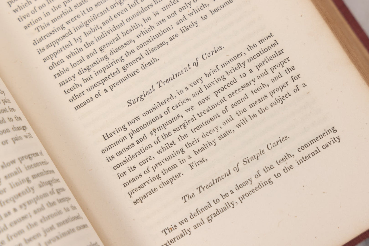 Lot 054 - "Fitch's Dental Surgery: A System Of Dental Surgery In Three Parts" Antique Medical Dentistry Book By Samuel Sheldon Mitch, M.D., Second Edition, Published By Carey, Lea, & Blanchard, Philadelphia, 1835