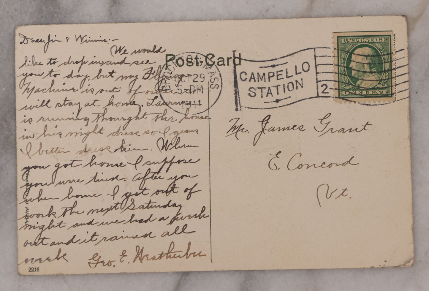 Lot 093 - Antique Embossed Halloween Postcard With Mischievous Childlike Black Demon Elf Figure And Terrified Pumpkin, Printed In Germany, Postmarked 1911