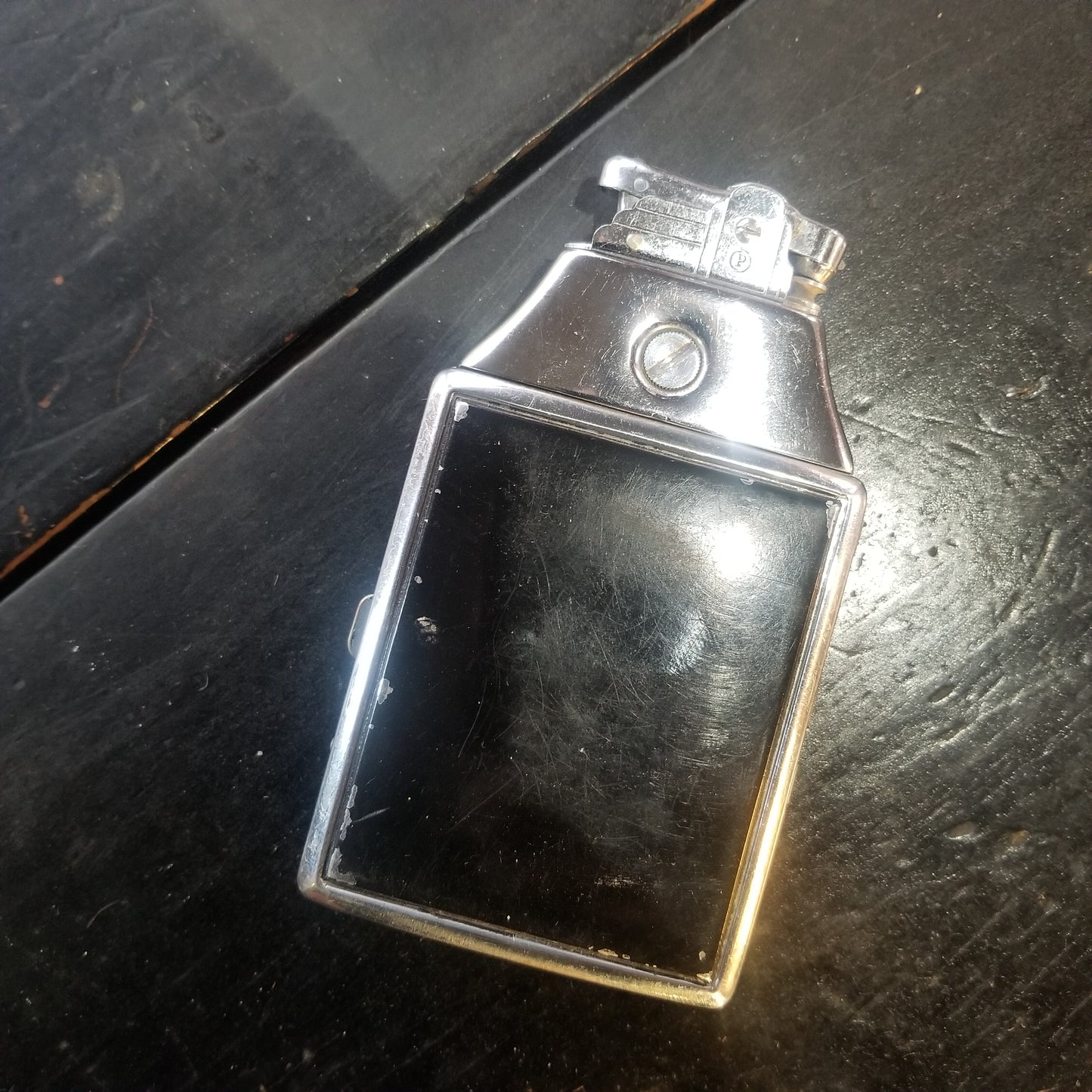 Penguin Brand Lighter and Cigarette Case, Made in Japan