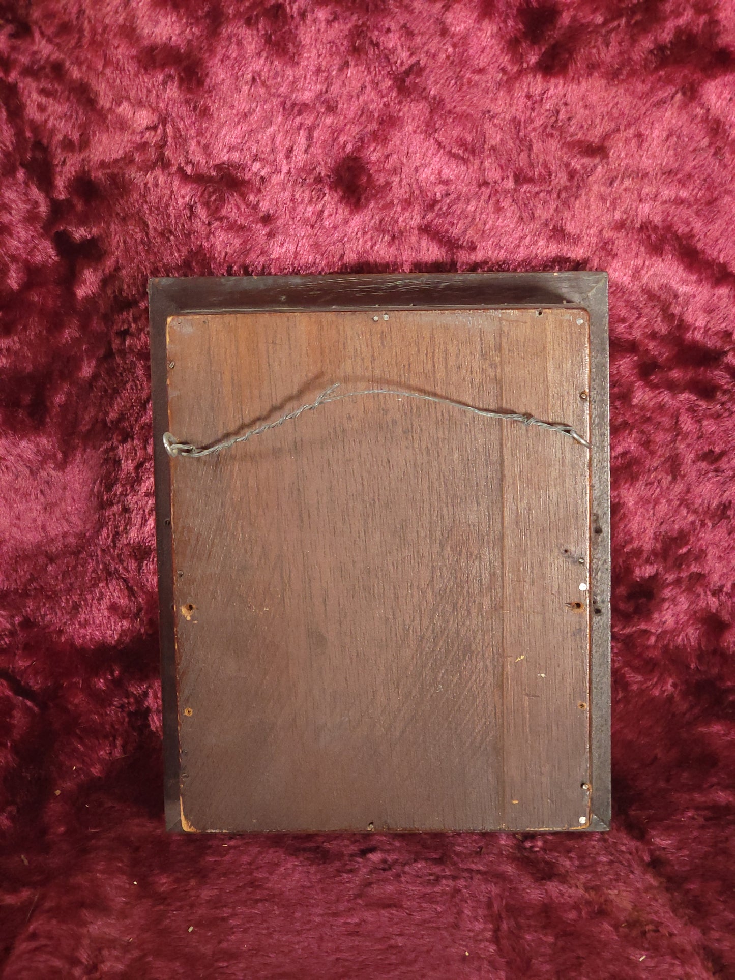 Victorian Memento Mori Hair Art Shadow Box Bouquet