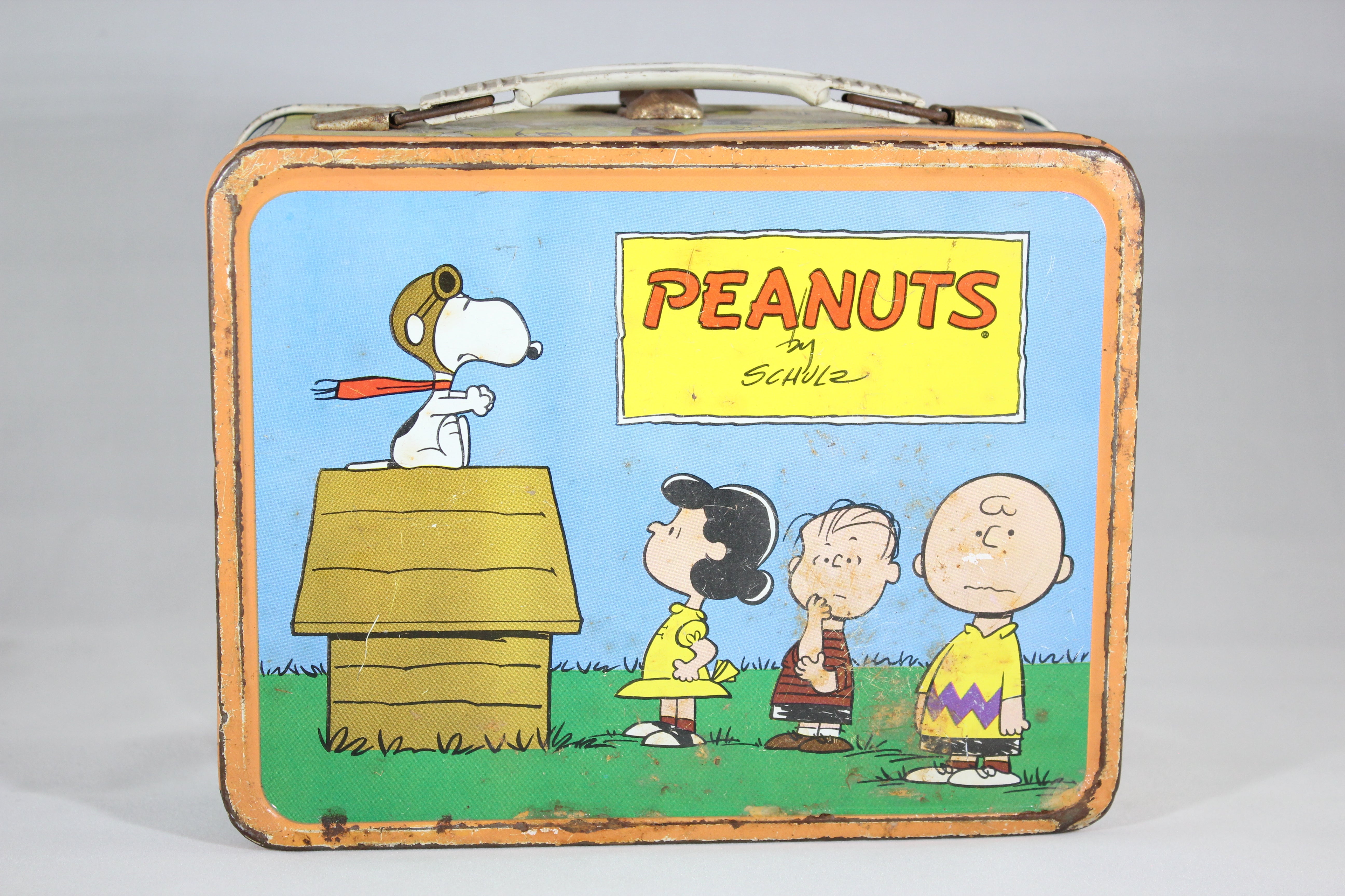 VTG 1958 Peanuts Charlie Brown Snoopy Woodstock 8oz Thermos King