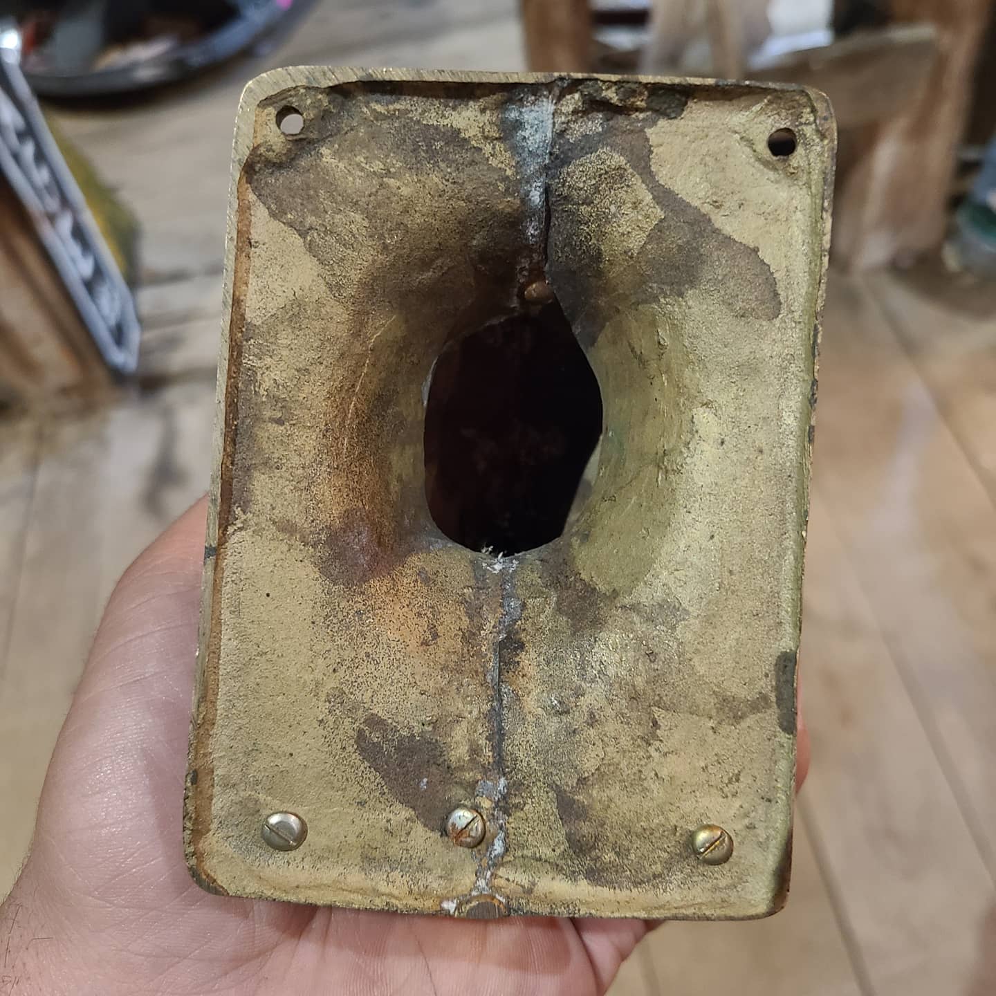 Solid Brass Bull Head Vintage Key Hook