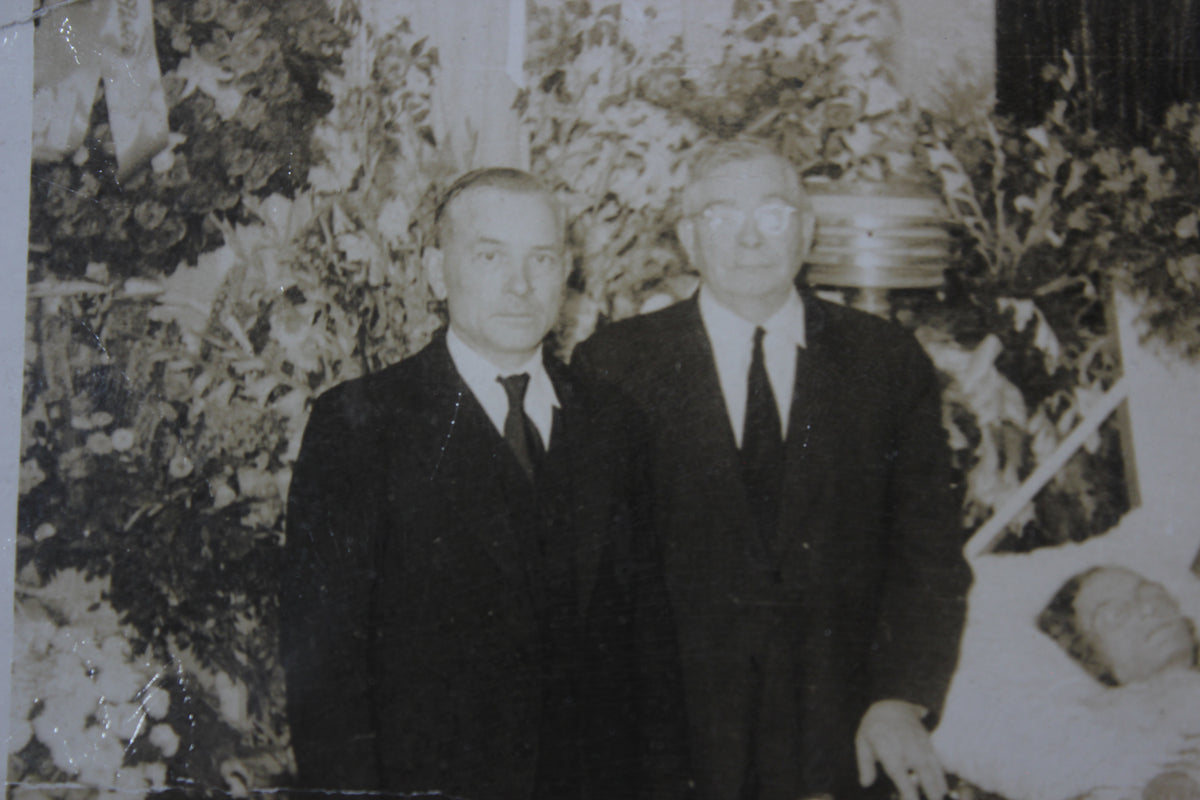 Framed PostMortem Funeral Photograph, 4.5x3" Memory Hole Vintage