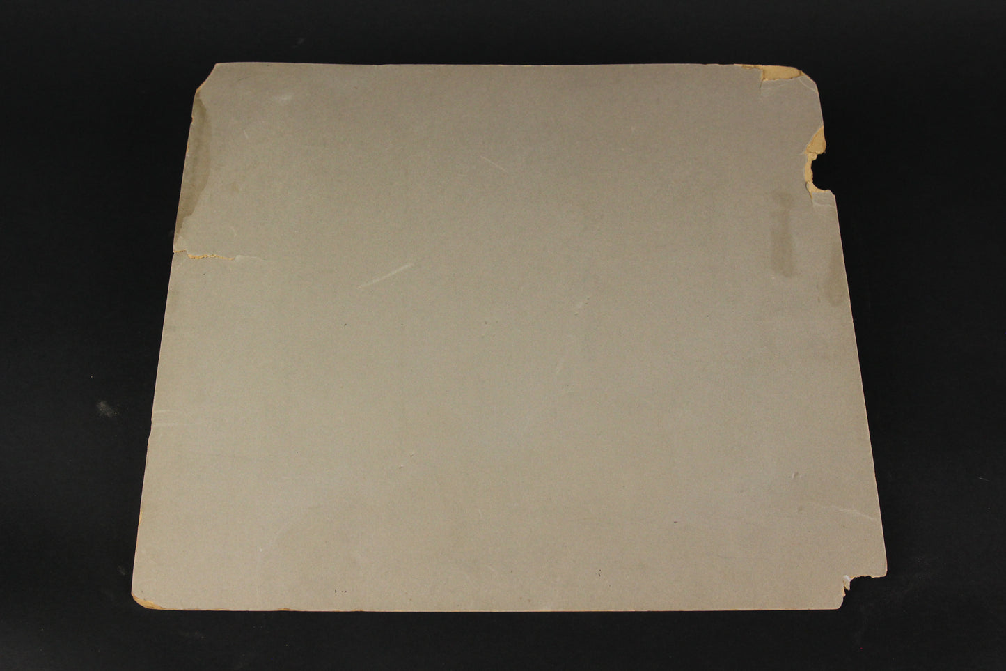 Antique Matted Funeral Flower Arrangement Photograph for "Our Papa"