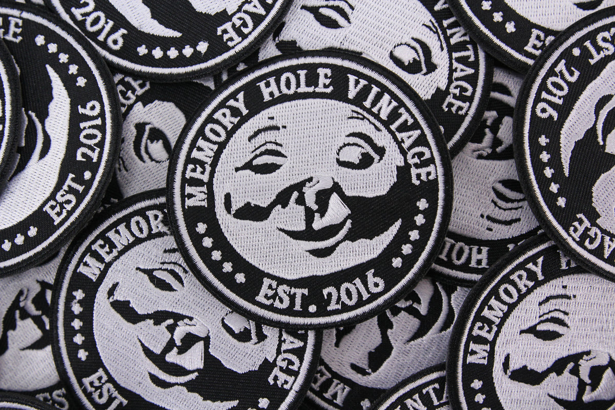 Memory Hole Vintage Moonface 3" Embroidered Patch