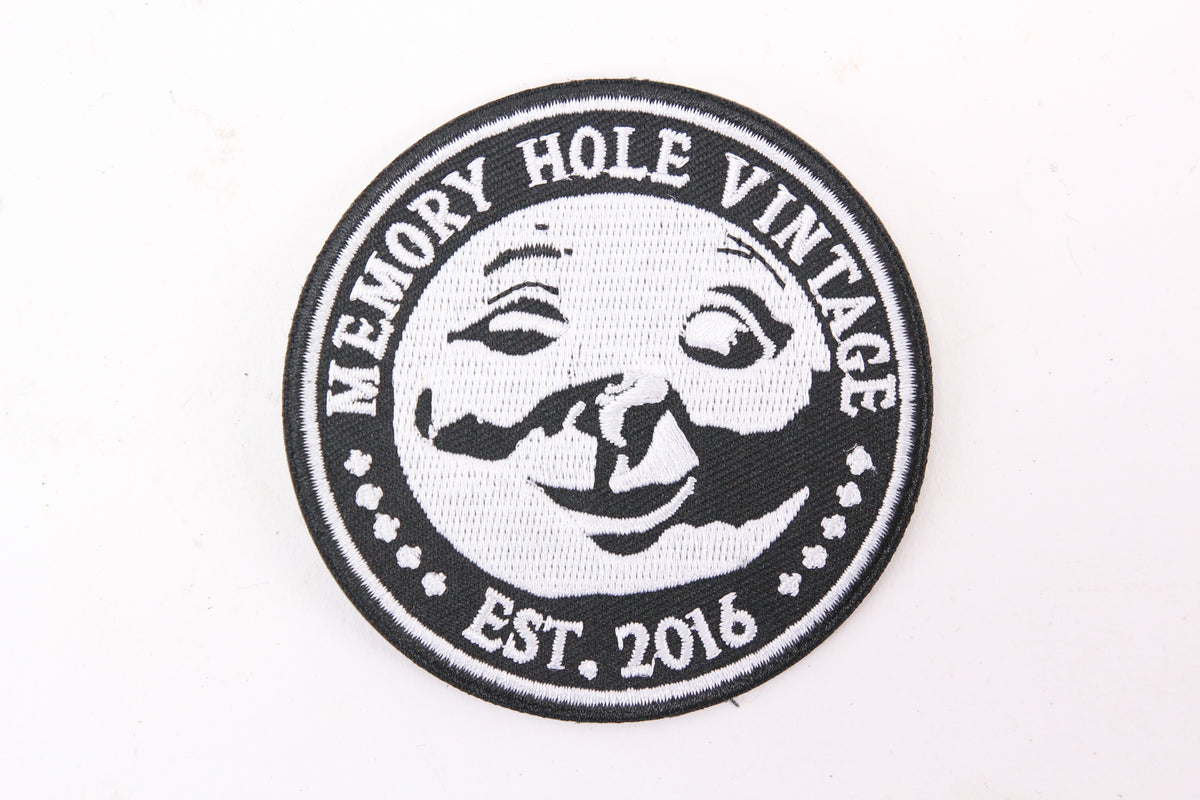 Memory Hole Vintage Moonface 3" Embroidered Patch