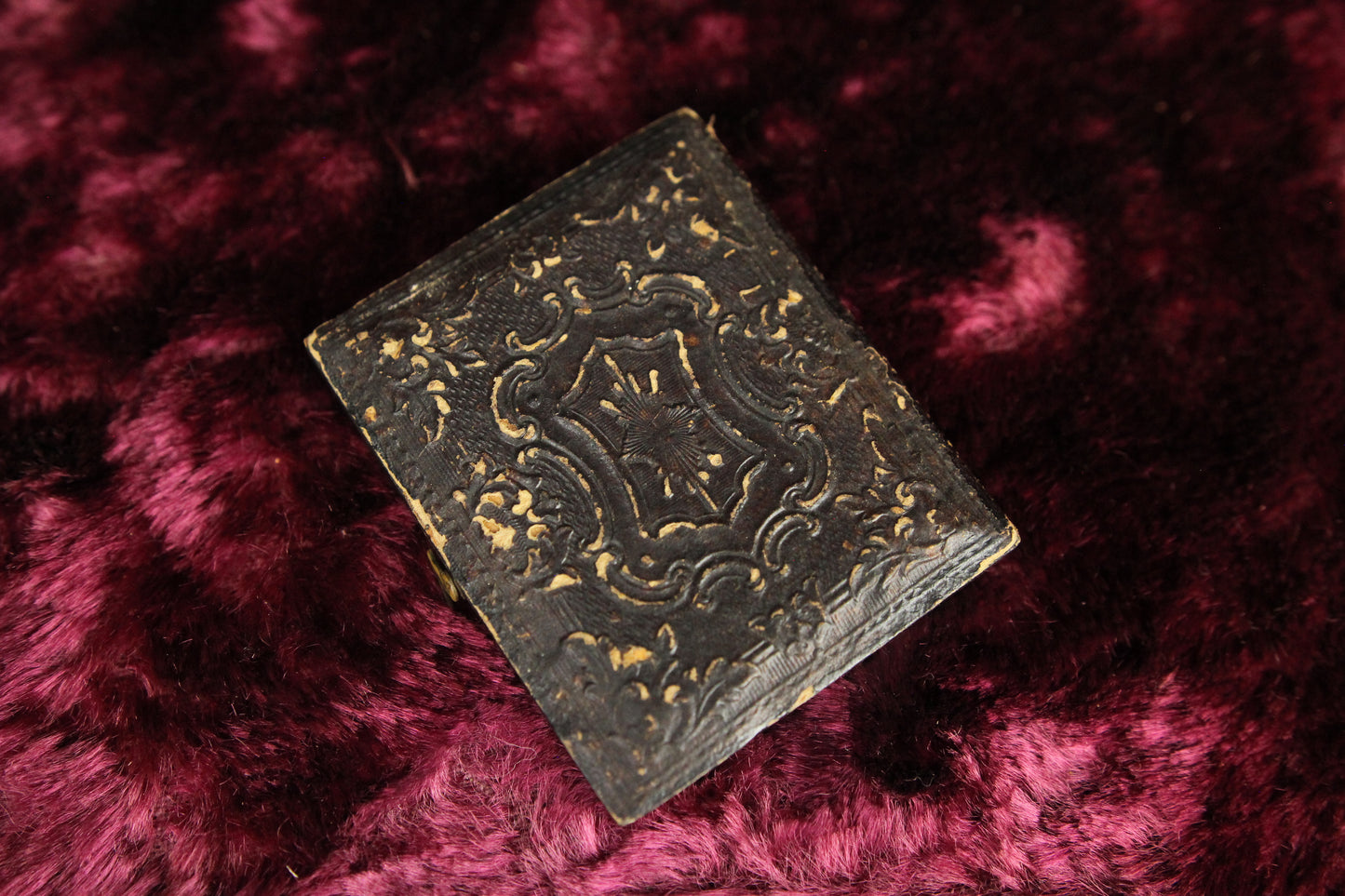 Ninth Plate Ambrotype Photograph of a Young Man in a Half Union Case