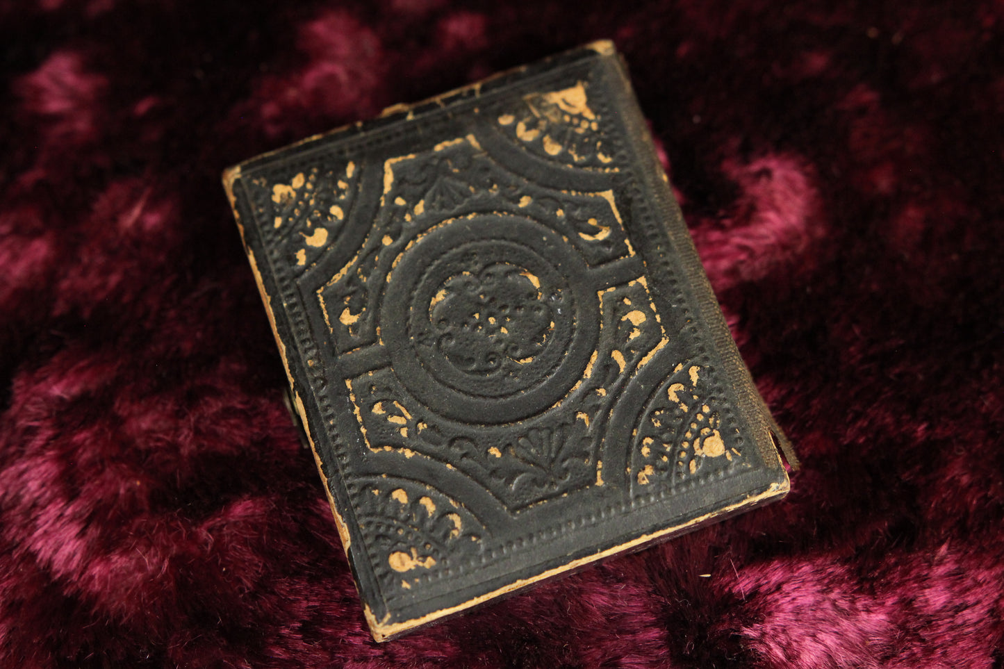 Ninth Plate Ambrotype Photograph of a Young Boy in a Half Union Case