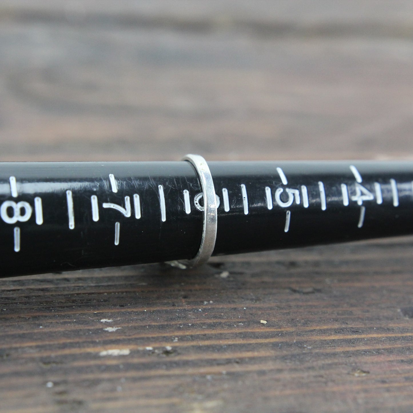 Sterling Silver Ring with Geometric Lattice Design - Size 6