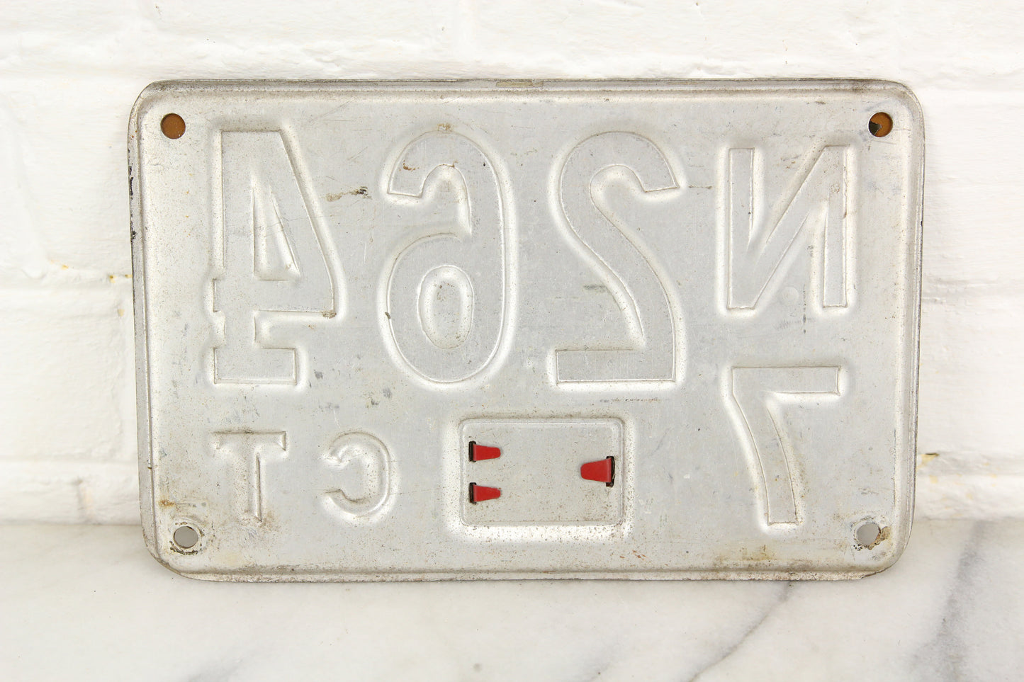 1956 Connecticut Automobile License Plate #N7264