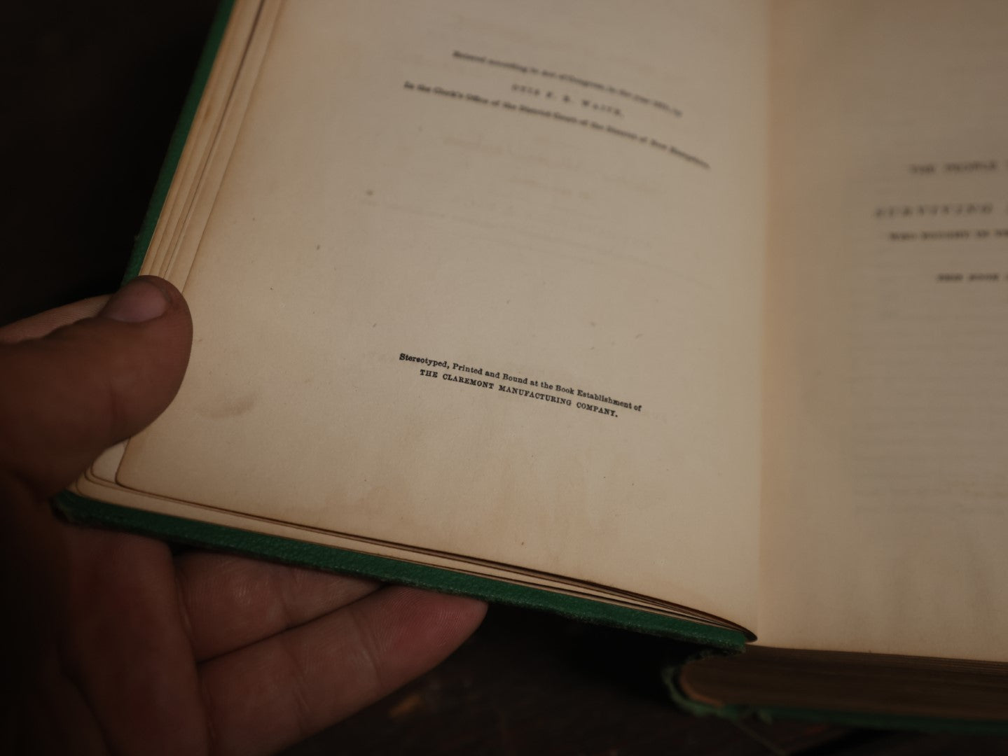 "New Hampshire In The Great Rebellion; In The Civil War Of 1861-1865" By Major Otis F.R. Waite, Copyright 1870, Antique Book, Illustrated