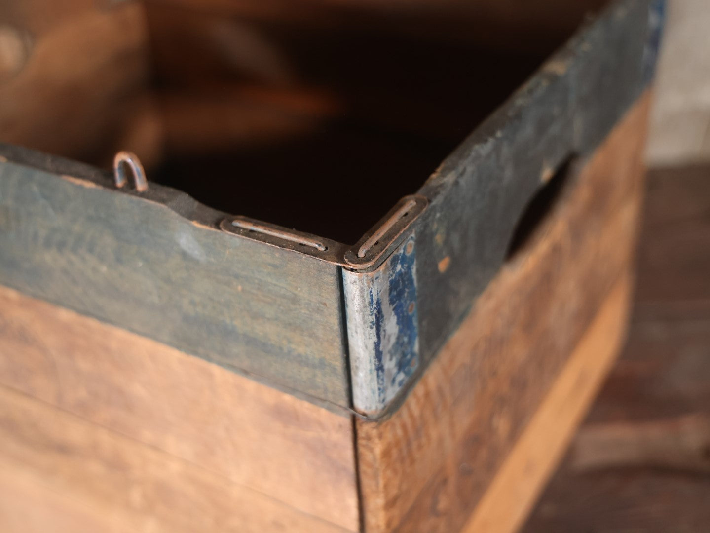 Antique S.S. Pierce & Co., Boston Importers And Grocers, Folding Wooden Crate