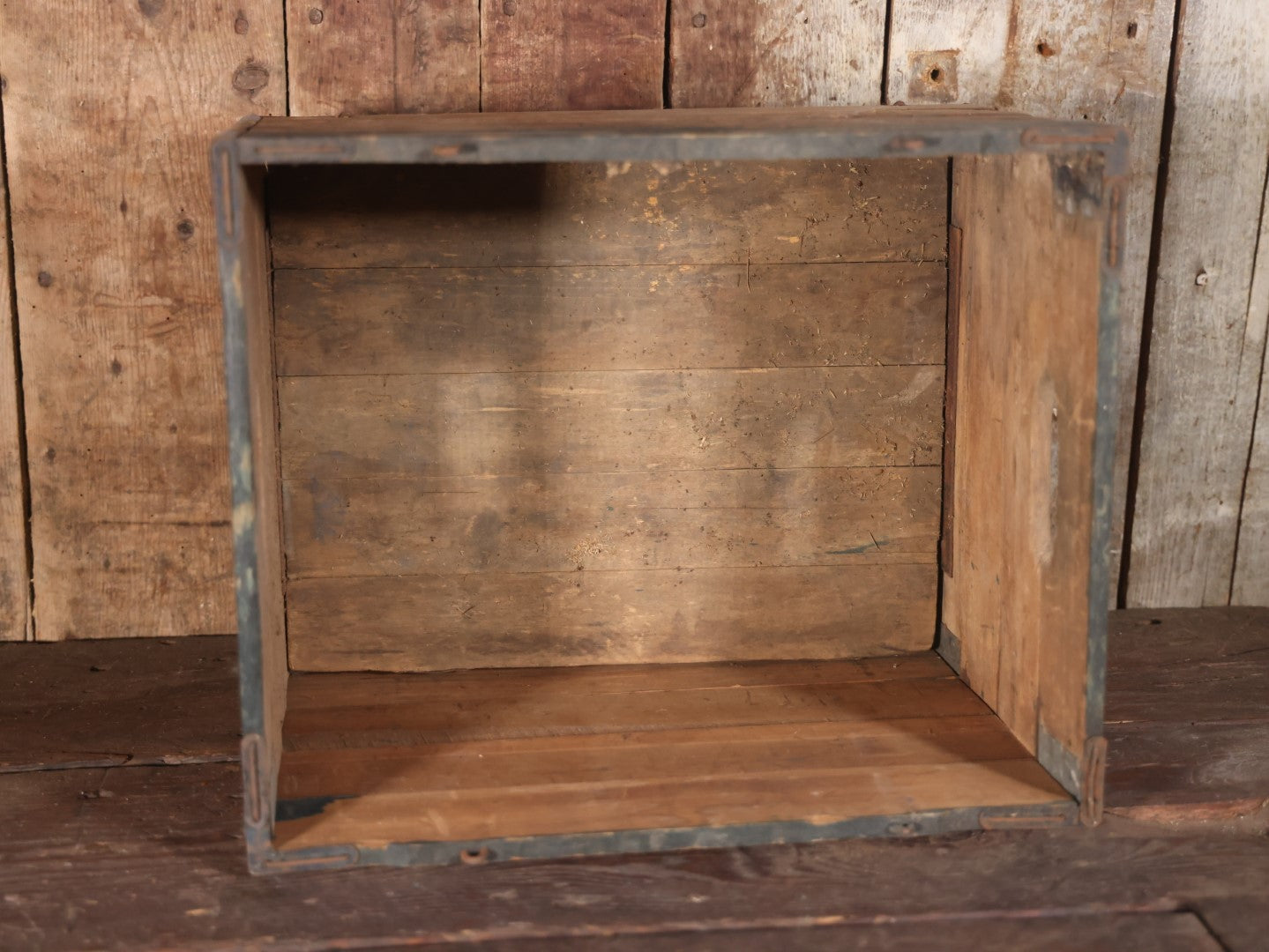 Antique S.S. Pierce & Co., Boston Importers And Grocers, Folding Wooden Crate