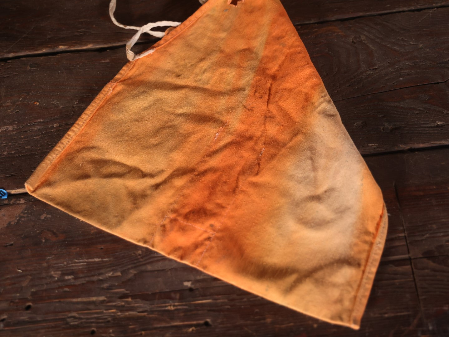 Vintage Spag's Staff Member Orange Hardware Apron, Shrewsbury, Massachusetts