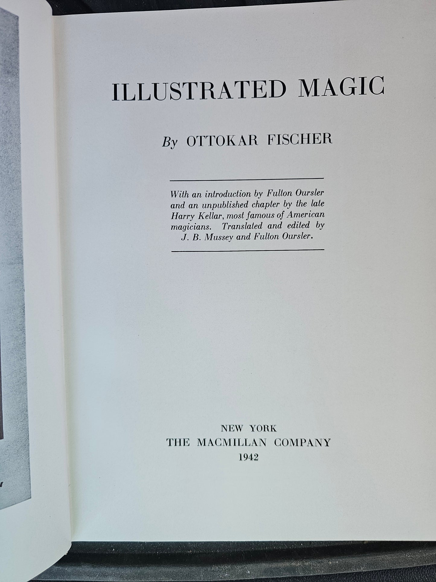 Illustrated Magic Book by Ottokar Fischer, 1942