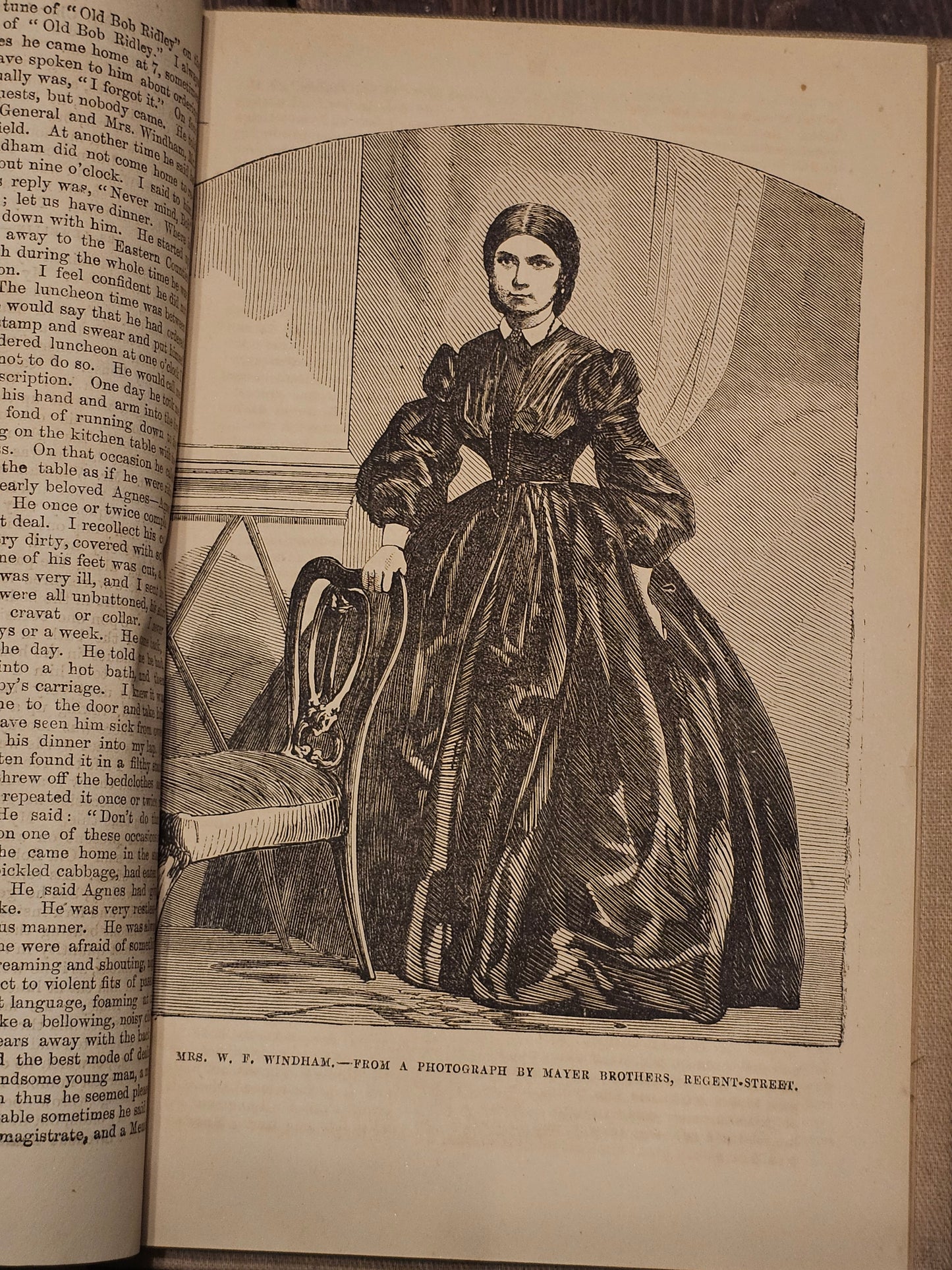 The Windham Lunacy Case, 1862 Book, An Inquiry Into the State of Mind of W.F. Windham, ESQ