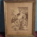 Lot 002 - Antique Soldiers' Orphans Mourning Print, Dated 1871, Published By N. Munroe, MD Of Philadelphia