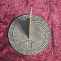 Lot 012 - Vintage Cast Iron Sundial