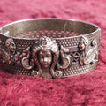 Lot 017 - Antique Bracelet With Woman'S Head And Snakes, Sphinx Motif
