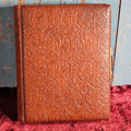 Lot 022 - Antique Brown Leather Cover Photo Album, 35 Photos