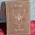 Lot 026 - Antique Edgar Allan Poe "Poems" Book, Published 1895