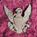Lot 033 - Vintage Brass Eagle United States Military Emblem, E Pluribus Unum