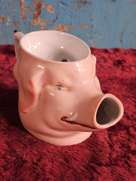 Vintage Pig Face Shaving Mug, Marked Bavaria