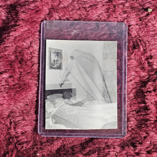 Mid-20th Century Vintage Snapshot Double Exposure Ghost Spirit Photo