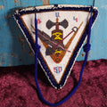 Lot 058 - Esoteric Beaded Triangle, Masonic? Native?