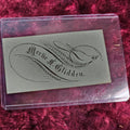 Lot 090 - Antique Calling Card, Mertie F Glidden