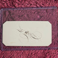 Lot 092 - Antique Calling Card, Downing, Eagle