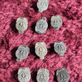 Lot 094 - Grouping Of Ten G-Man Cracker Jack Toy Buttons