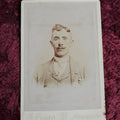 Lot 107 - Cabinet Card Photo Of Very Handsome Man, S. Piper Photographer, Manchester