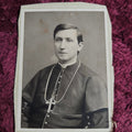 Trimmed Boarded Photo Of Priest