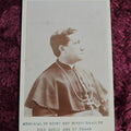 Cabinet Card Memorial Photo For Priest, Right Rev Bishop Bradley, Died Dec 13 Age 67 Years