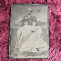 Lot 111 - Tintype Of Man And Two Women In White