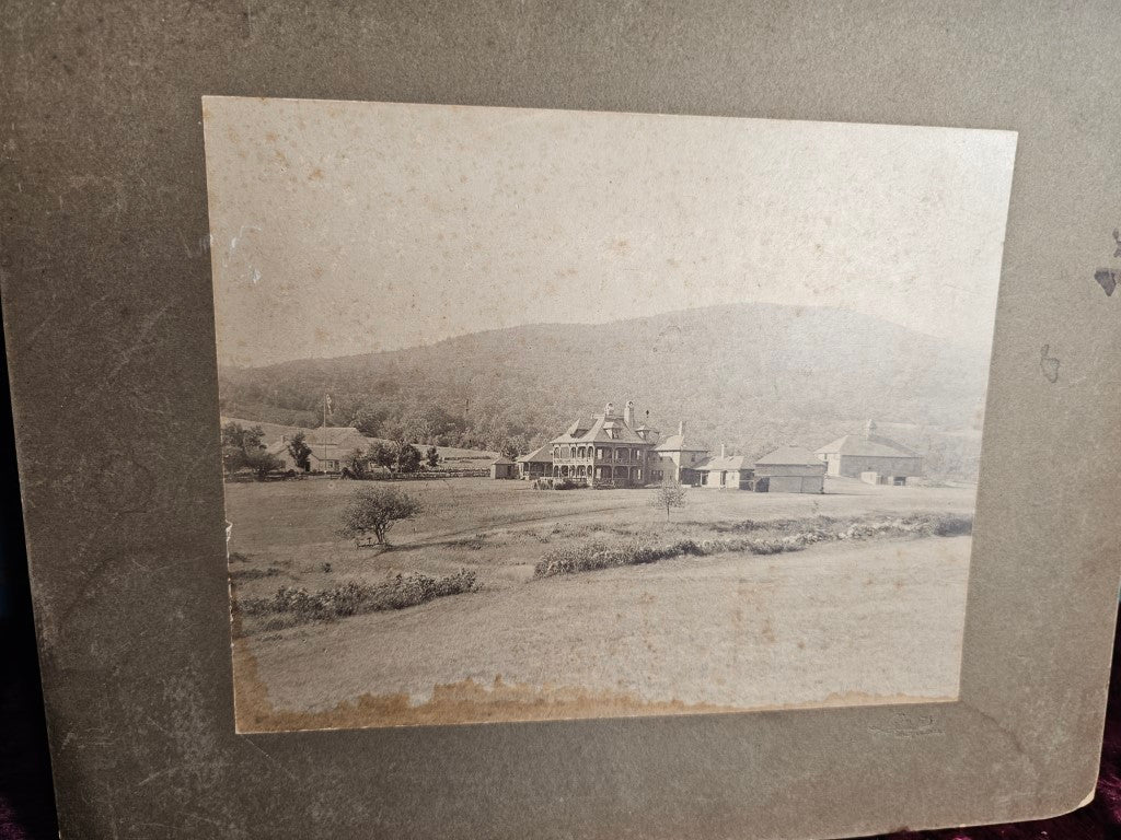 Group Of Four Boarded Photos Of Buildings, Houses