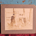 Lot 122 - Boarded Photo Of People And Chickens