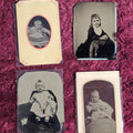 Lot 128 - Grouping Of Four Tintypes Of Babies And Children