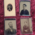 Lot 129 - Grouping Of 4 Tintypes Of Men And Women