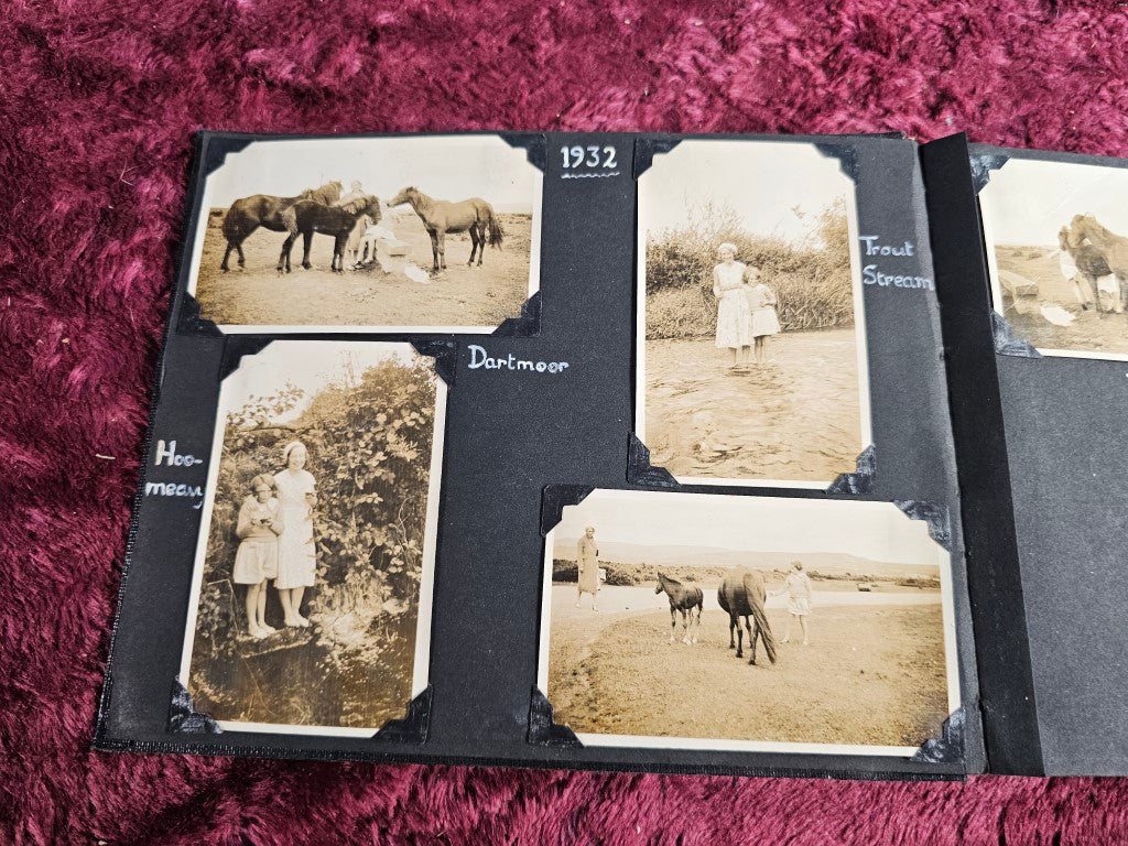 1930s Snapshot Photo Album Of Myrtle H. Willis, The Talbots, Thorington, Essex, England