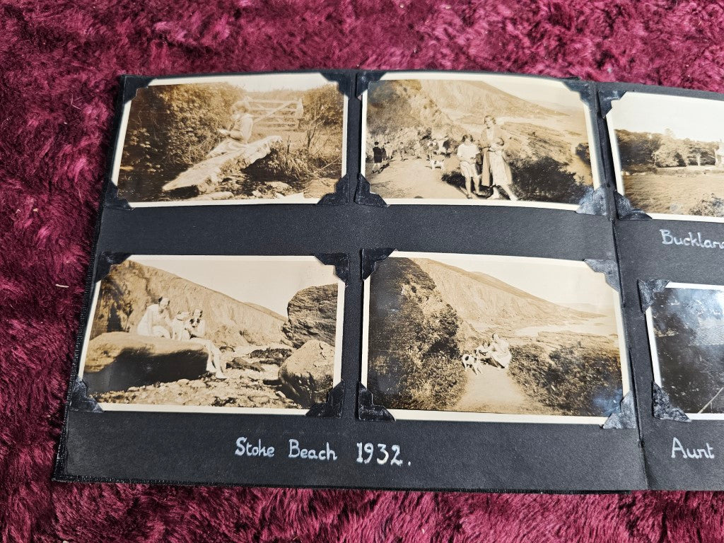 1930s Snapshot Photo Album Of Myrtle H. Willis, The Talbots, Thorington, Essex, England