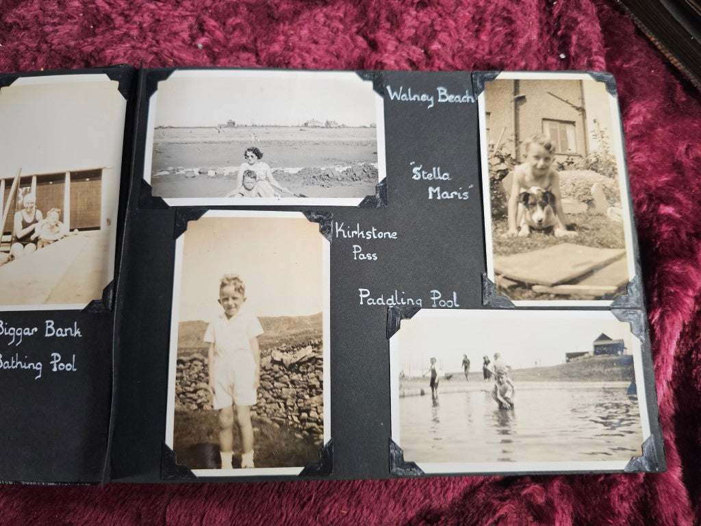 1930s Snapshot Photo Album Of Myrtle H. Willis, The Talbots, Thorington, Essex, England