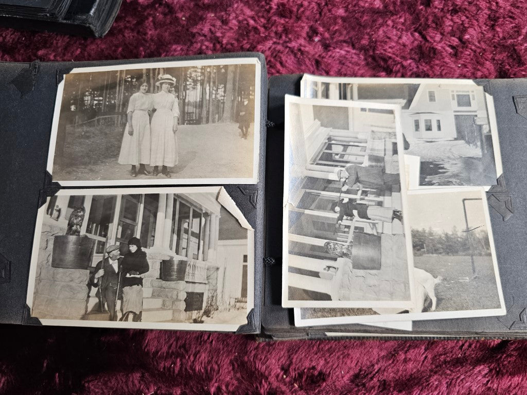 Mixed Early 20th Century Photo Albums, New Hampshire Points Of Interest, White Mountains Etc