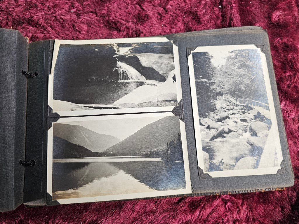 Mixed Early 20th Century Photo Albums, New Hampshire Points Of Interest, White Mountains Etc