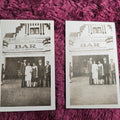 Lot 148 - Pair Of Snapshot Photos Of People At A Bar