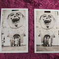 Lot 149 - Pair Of Snapshot Photos Of People At Sideshow, Amusement Park