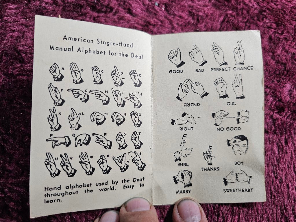 Pamphlet, Deaf Education System