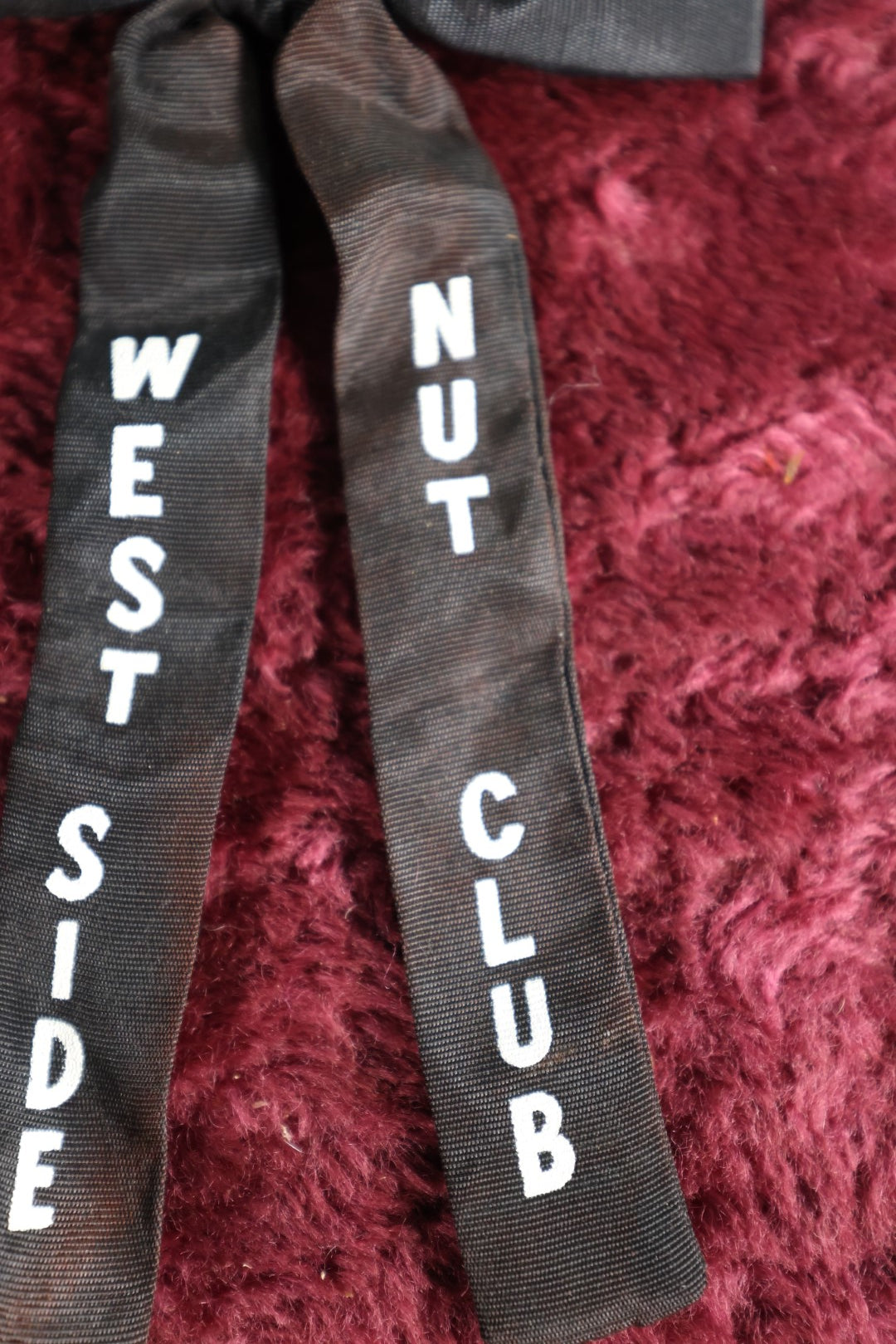 Lot 008 - Vintage Clip On West End Nut Club Bowtie Ribbon